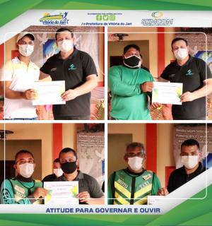  Entrega de certificados aos mototaxistas de Vitória do Jari