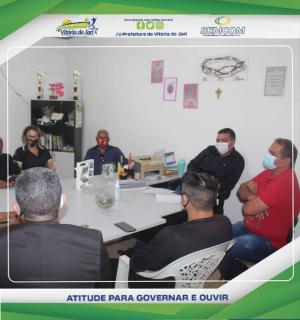 Reunião de instalação de núcleo da Câmara Arbitral, a justiça privada, no município de Vitória do Jari 