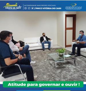 Assinatura do Termo de Cooperação entre a Prefeitura Municipal de Vitória do Jari e o Tribunal Regional Eleitoral do Amapá