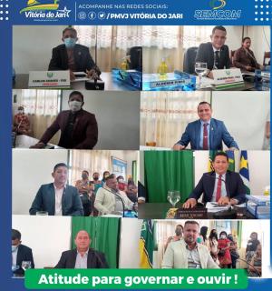 Prefeito Ary Duarte, Secretários e Servidores participam da última Sessão Legislativa 2021