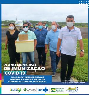 Vacina contra a Covid-19 chega a Vitória do Jari