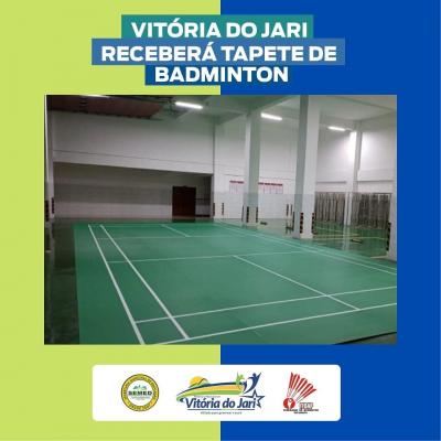 Vitória do Jari receberá da Federal de Badminton Amapaense (FEBAP) um tapete de Badminton